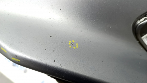 Bare front bumper Honda Accord 18-20 without parking sensors, silver, scratches, pressed, cracks in fasteners