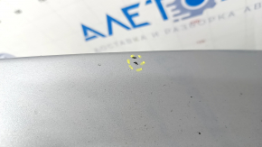 Bare front bumper Honda Accord 18-20 without parking sensors, silver, scratches, pressed, cracks in fasteners