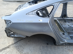 Quarter wing rear right Honda Accord 18-22 on the body, silver, dented, bumps