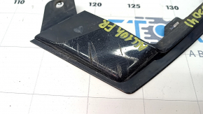 Front bumper molding lower right Honda Accord 18-22 black gloss, scratches, dented