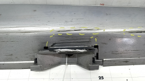 Right threshold Honda Accord 18-22 with chrome, silver, scratches, broken fasteners