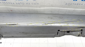 Right threshold Honda Accord 18-22 with chrome, silver, scratches, broken fasteners