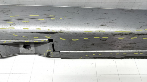 Right threshold Honda Accord 18-22 with chrome, silver, scratches, broken fasteners