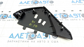 Right side dashboard trim Audi Q5 80A 18- black, guide break
