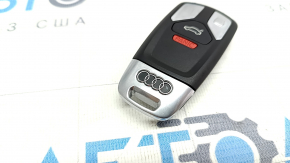 Key Audi Q5 80A 18-keyless, 4 buttons, type 1, worn, bumps