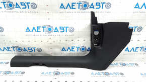 Door sill trim inner front left Audi Q5 80A 18- black, scratches