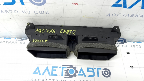 Central dashboard air duct deflector Ford Fusion mk5 13-20 black, broken mount, crack in mount