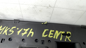 Central dashboard air duct deflector Ford Fusion mk5 13-20 black, broken mount, crack in mount
