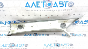Front pillar trim right Audi Q5 80A 18- gray, under tweeters, for dry cleaning, broken fastening