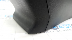 Console central armrest Honda Accord 18-22 black leather, under air duct, scratches