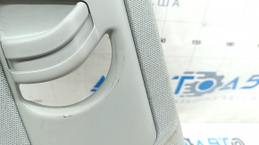 Upper center pillar trim left belt Audi Q5 80A 18- gray, dry cleanable, worn