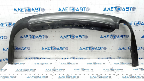 Rear bumper lip Ford Fusion mk5 13-18 for 1 pipe graphite, crack, broken fasteners, scratches