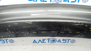 Rear bumper lip Ford Fusion mk5 13-18 for 1 pipe graphite, crack, broken fasteners, scratches