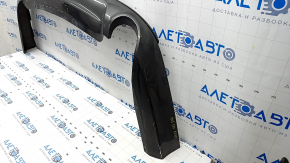 Rear bumper lip Ford Fusion mk5 13-18 for 1 pipe graphite, crack, broken fasteners, scratches