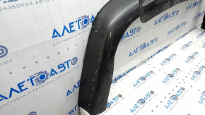 Rear bumper lip Ford Fusion mk5 13-18 for 1 pipe graphite, crack, broken fasteners, scratches