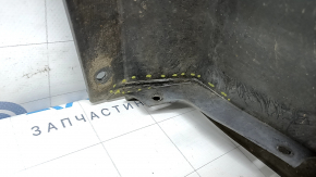 Rear bumper lip Ford Fusion mk5 13-18 for 1 pipe graphite, crack, broken fasteners, scratches