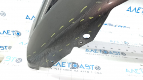 Front bare bumper Ford Fusion mk5 17-18 without parking sensors, graphite, cracks in the lower grille, scratches, bumps, sand