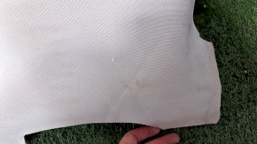 Lincoln MKZ 13-16 headlining without sunroof beige, dry clean, dented, broken