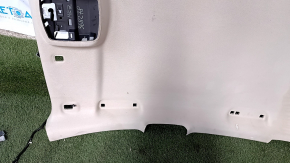 Lincoln MKZ 13-16 headlining without sunroof beige, dry clean, dented, broken