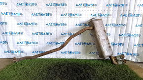 Muffler rear part with barrel Jeep Compass 17- 2.4 awd type 1, dented, rusty