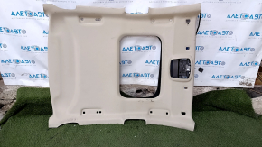 Lincoln MKZ 13-16 headlining under sunroof, beige, for dry cleaning, fastening is peeled off, cracks