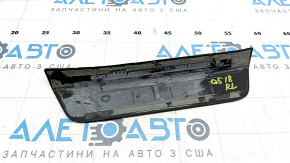 Door sill trim outer rear left Audi Q5 80A 18- black, scratches