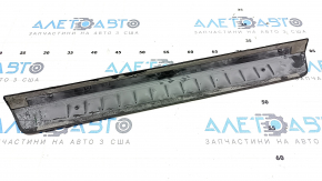 Door sill outer front left Audi Q5 80A 18- black with chrome, scratches