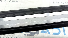 Door sill outer front left Audi Q5 80A 18- black with chrome, scratches