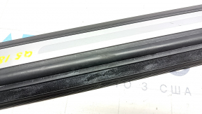Door sill outer front left Audi Q5 80A 18- black with chrome, scratches