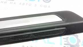 Door sill outer front right Audi Q5 80A 18- black with chrome, scratches