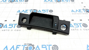 Front center console trim for start/stop button Audi Q5 80A 18-20 black