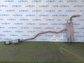 Exhaust line for 1 pipe Ford Fusion mk5 13-19 2.0 hybrid, plug-in with catalytic converter