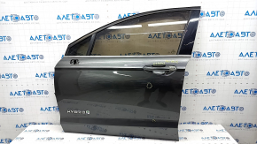 Door assembly front left Ford Fusion mk5 13-20 hybrid graphite J7, triplex glass, bumps, scratches on the trim, missing outer handle plug