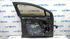 Door assembly front left Ford Fusion mk5 13-20 hybrid graphite J7, triplex glass, bumps, scratches on the trim, missing outer handle plug