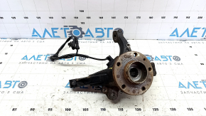 Front left hub with axle Fiat 500L 14- with ABS sensor, rusty