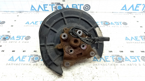 Trunnion with hub rear left Fiat 500L 14- with casing, with ABS sensor, rusty
