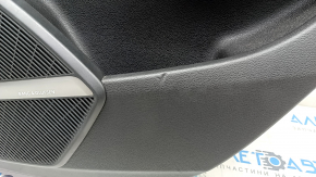 Door trim card rear right Audi Q5 80A 18-20 black, with gray insert, under curtain, Bang & Olufsen, dented, scratches
