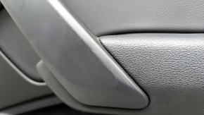 Door trim card rear right Audi Q5 80A 18-20 black, with gray insert, under curtain, Bang & Olufsen, dented, scratches
