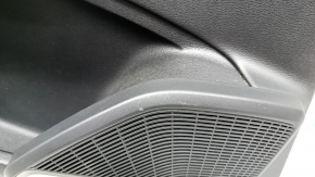 Door trim card rear left Audi Q5 80A 18-20 black, with gray insert, under curtain, Bang & Olufsen, bumps, scratches