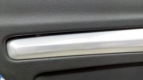 Door trim card rear left Audi Q5 80A 18-20 black, with gray insert, under curtain, Bang & Olufsen, bumps, scratches
