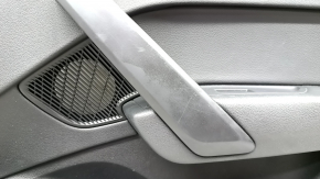 Door trim card front right Audi Q5 80A 18-20 black, with gray insert, Bang & Olufsen, bumps, scratches