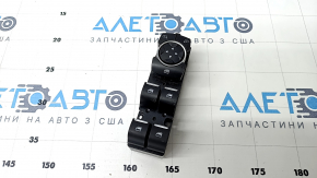 Front left window lift control Ford Fusion mk5 13-20 black with chrome, 4 auto, paint swelled