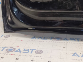 Door bare front right VW Jetta 11-18 USA black L041, small bump, dented bottom