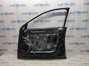 Door bare front right VW Jetta 11-18 USA black L041, small bump, dented bottom