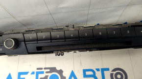 Central control panel BMW 3 F30 12-18 black, no navigation, scratches, worn buttons