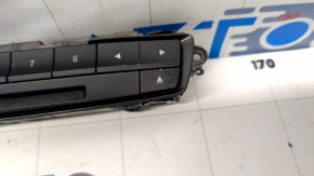 Central control panel BMW 3 F30 12-18 black, no navigation, scratches, worn buttons