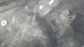Floor covering front left Ford Fusion mk5 17-18 hybrid, plug-in, black, needs cleaning, fastener is torn