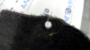 Floor covering front left Ford Fusion mk5 17-18 hybrid, plug-in, black, needs cleaning, fastener is torn