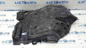 Floor covering front left Ford Fusion mk5 17-18 hybrid, plug-in, black, needs cleaning, fastener is torn