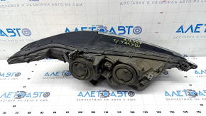 Headlight front left complete Ford Fusion mk5 17-20 halogen, with DRL, cracks in glass, sand
